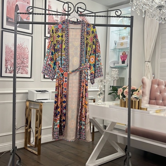 NWT ZARA PRINTED KIMONO - Picture 4 of 12